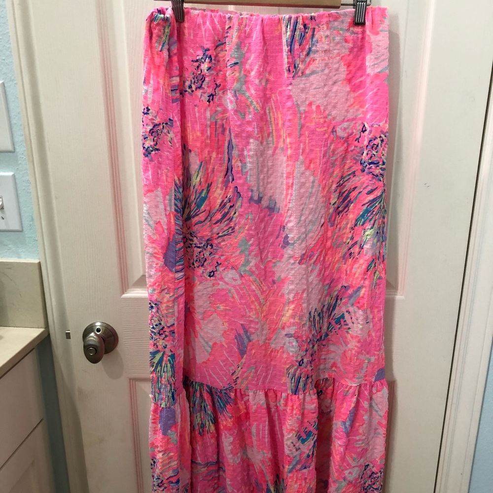 Lily Pulitzer Georgetta maxi skirt size L